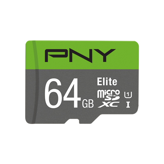 Memorijska kartica PNY MicroSDXC Elite, 64GB, klasa brzine U1, s adapterom