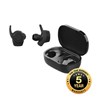 Slušalice STREETZ TWS-112, SPORT, mikrofon, Bluetooth 5.0, TWS, crne