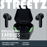 Slušalice STREETZ TWS-115, GAMING, mikrofon, Bluetooth 5.0, TWS, crne