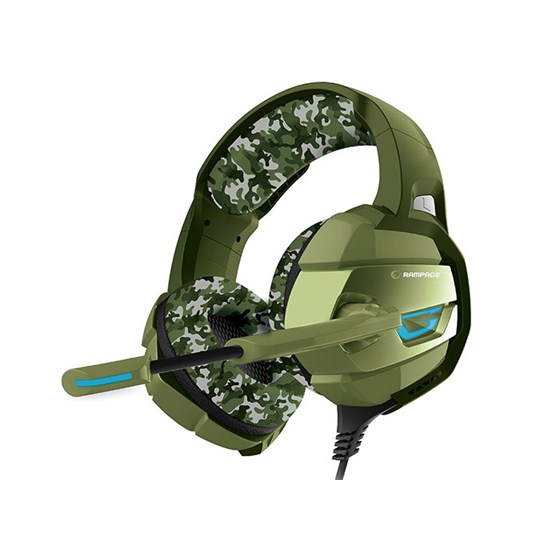 Slušalice RAMPAGE RM-K5, mikrofon, 7.1 Surround Sound, PC/PS4/PS5, maskirne