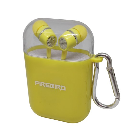 Slušalice FIREBIRD by ADDA Passion L-304, mikrofon, plastična kutijica, žute