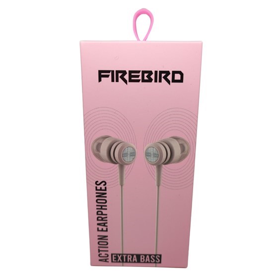 OŠTEĆENA AMBALAŽA - Slušalice FIREBIRD Action Q25, mikrofon, roze