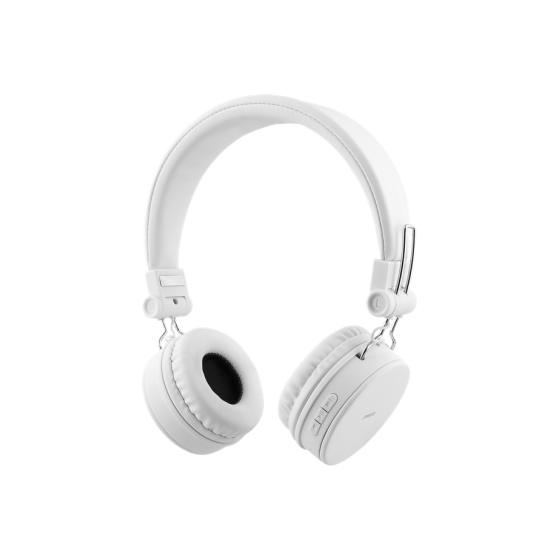 OŠTEĆENA AMBALAŽA - Slušalice STREETZ HL-BT403, naglavne, s mikrofonom, preklopive, Blutooth, bijele