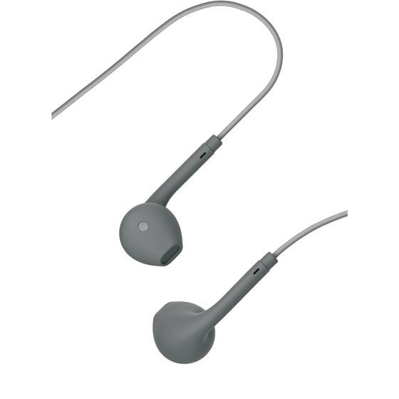 Slušalice ADDA Macaron MC1, 3.5mm, s mikrofonom, sive