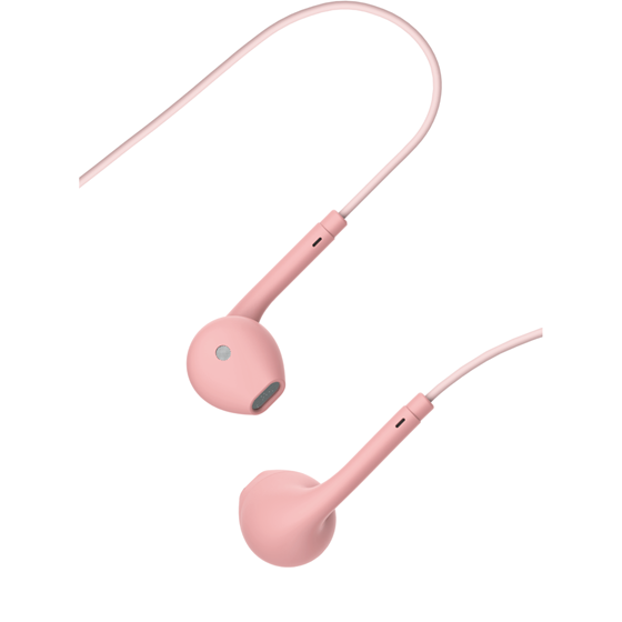 Slušalice ADDA Macaron MC1, 3.5mm, s mikrofonom, roze