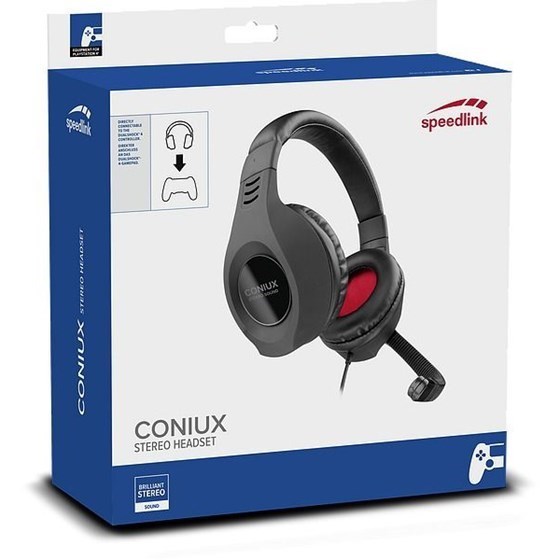 IZLOŽBENI PRIMJERAK - Slušalice SPEEDLINK Coniux, mikrofon, PS4/PS5, crne