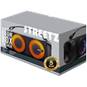 Zvučnik STREETZ BT Boombox 2x 4 W, otporan na kišu, AUX, USB , LED, crni