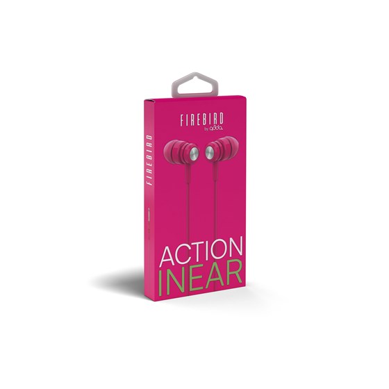 Slušalice Adda Collins Action Q25-RP, In-Ear, 3.5mm, Radient roze