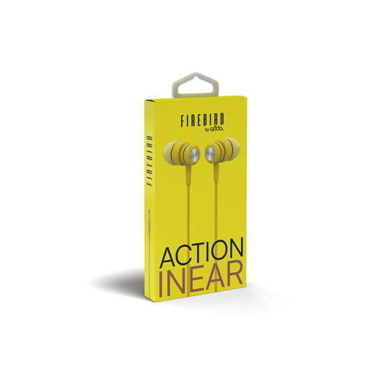 Slušalice ADDA Action Q25-RY, In-Ear, 3.5mm, Radient žute