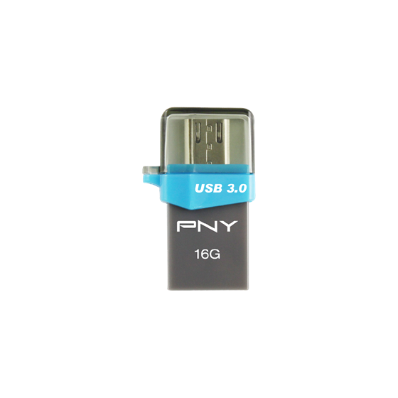 OŠTEĆENA AMBALAŽA - OTG PNY Duo-Link, 16GB Micro-USB, USB 3.0