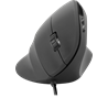 Miš SPEEDLINK Piavo, Vertikalni ergonomski, 2400 dpi, USB, gumirani, crni
