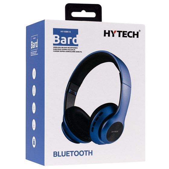 OŠTEĆENA AMBALAŽA - Slušalice HYTECH HY-XBK33, mikrofon, Bluetooth, plave