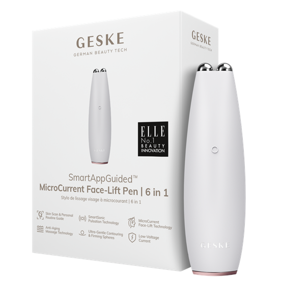 MicroCurrent Face-Lift Pen za lice i oči, GESKE| 6 in 1 , starlight