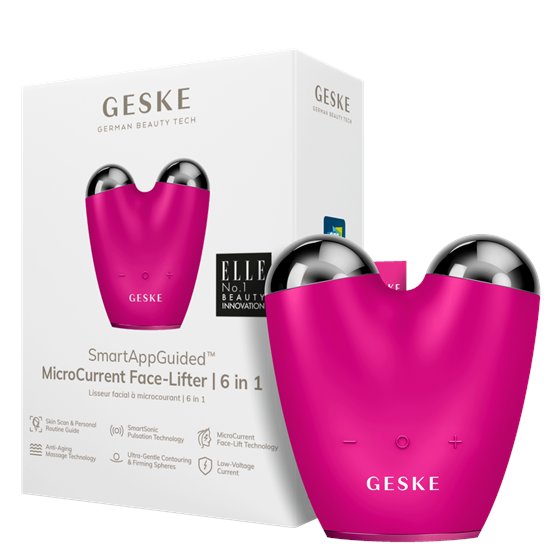 MicroCurrent Face-Lifter GESKE| 6 in 1 , magenta