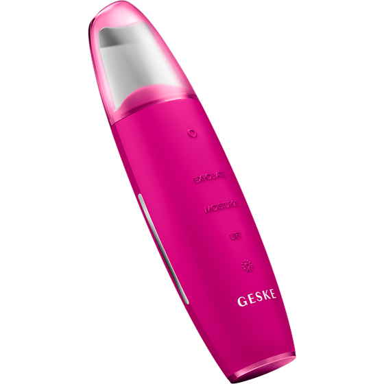 MicroCurrent Skin Scrubber & Blackhead Remover GESKE| 9 in 1 , magenta