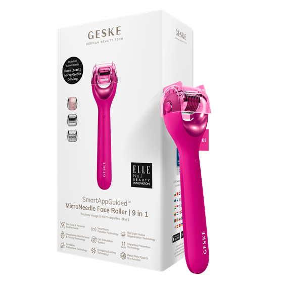 MicroNeedle Face Roller GESKE | 9 in 1 , magenta
