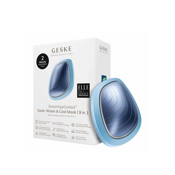 Sonic Warm & Cool Mask Device GESKE | 9 in 1 , aquamarine