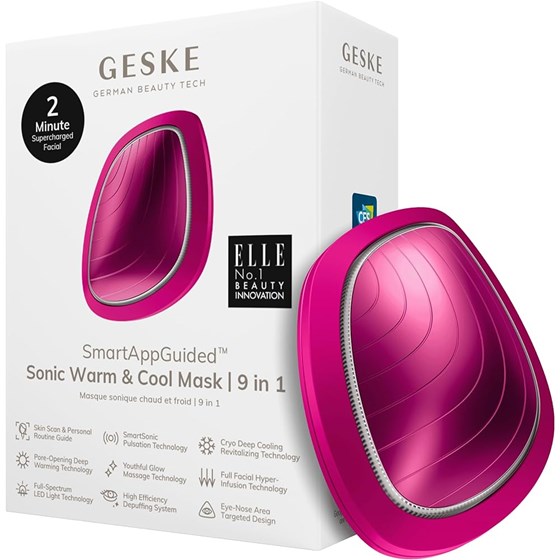 Sonic Warm & Cool Mask Device GESKE | 9 in 1 , magenta