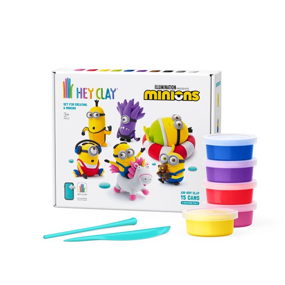Glina KAZOO HEY CLAY Minions 15026, 15 kutijica