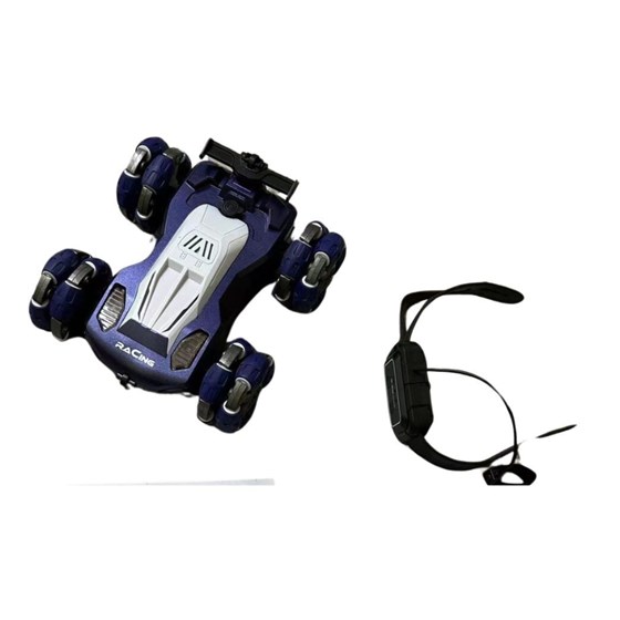 Stunt auto na daljinsko upravljanje KAZOO LH-C068-2 s narukvicom, za driftanje, funkcija spreja, glazbe i svjetla, više boja