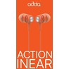 Slušalice Adda Collins Action Q25-RO, In-Ear, 3.5mm, Radient narančaste