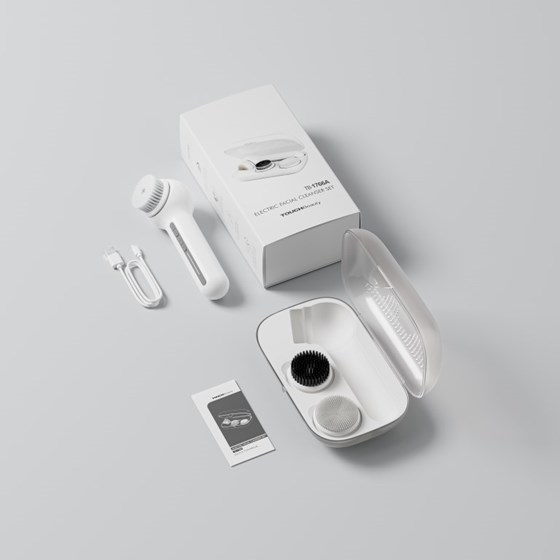 Čistač za lice BEEA Beauty, rotirajući, 6 brzina, putna kutija