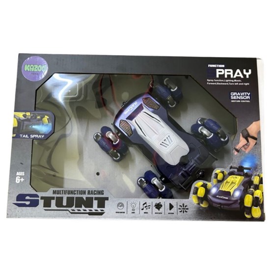 Stunt auto na daljinsko upravljanje KAZOO LH-C068-2 s narukvicom, za driftanje, funkcija spreja, glazbe i svjetla, više boja