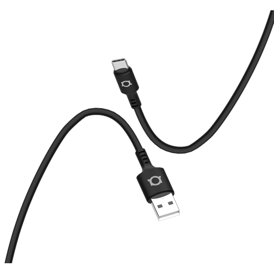 Kabel Adda Collins USB-200-BK, USB-A na Type-C, 18W, Premium TPE, 1.2m, crni