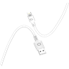 Kabel Adda Collins USB-300-WH, Fusion Charge+Data, USB-A na 8pin, 3.1A, Premium TPE, 1.2m, bijeli