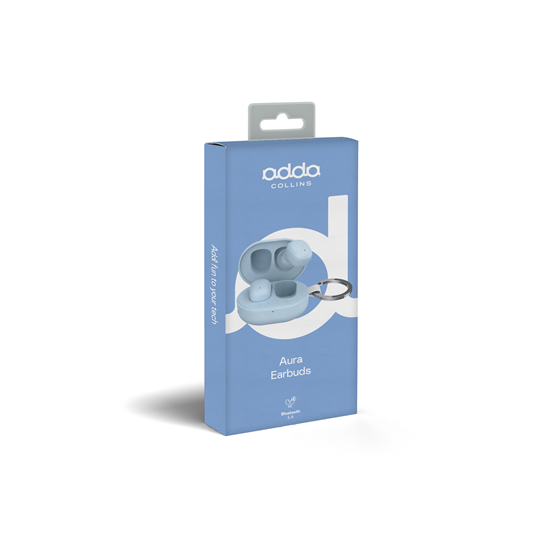 Slušalice Adda Collins BUD-002-LB, Aura, bluetooth 5.4, plave