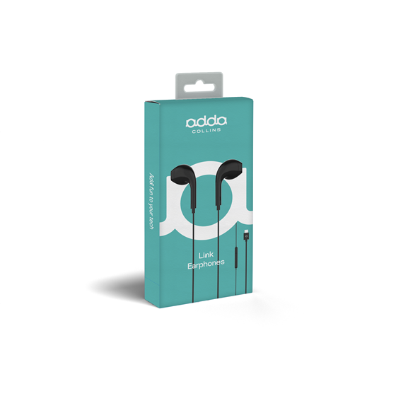 Slušalice Adda Collins ERP-001-BK, Link, žičane, In Ear, Type-C, crne