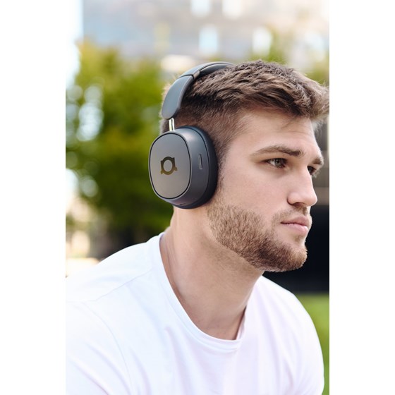 Slušalice Adda Collins HP-002-GR, Prestige,  naglavne, Active Noise Cancellation, Bluetooth 5.4,  sive