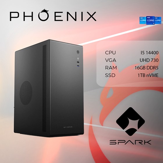 Računalo Phoenix SPARK X-103 Intel i5 14400/16GB DDR5/NVME SSD 1TB/500W