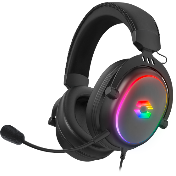 Slušalice Conux SPEEDLINK gaming headset, RGB, PC/PS5/PS4/Xbox SeriesX/S/Switch 2/Switch/OLED/Lite, crne