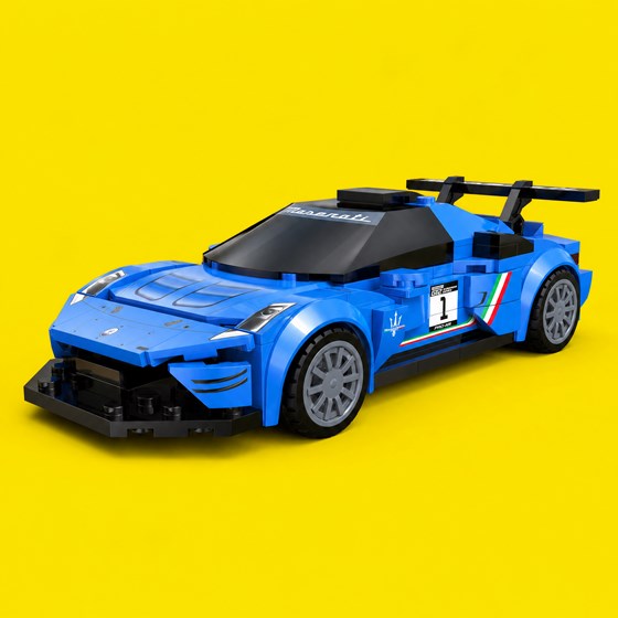 Auto za sastavljanje Maserati MC20 GT2 LILBIG C55031W, plavi, 1:24, 240 dijelova
