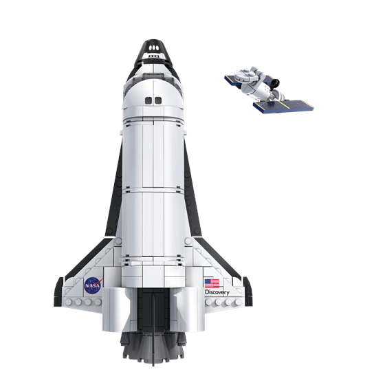 STEM NASA Space Shuttle Discovery KAZOO C56051W, 1:320, 475 dijelova