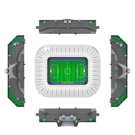 STEM Nogometni stadion Juventus Allianz Stadium KAZOO C66021W, 3638 dijelova