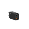 Zidni punjač Adda Collins CH-008-BK, USB-A i 2x Type C izlazi, 65W, crna