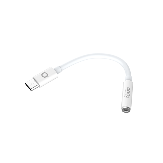 Adapter Adda Collins AD-200-WH, Fusion Audio adapter, Type-C na 3.5mm, Digital Audio, Hi-Res DAC, bijeli