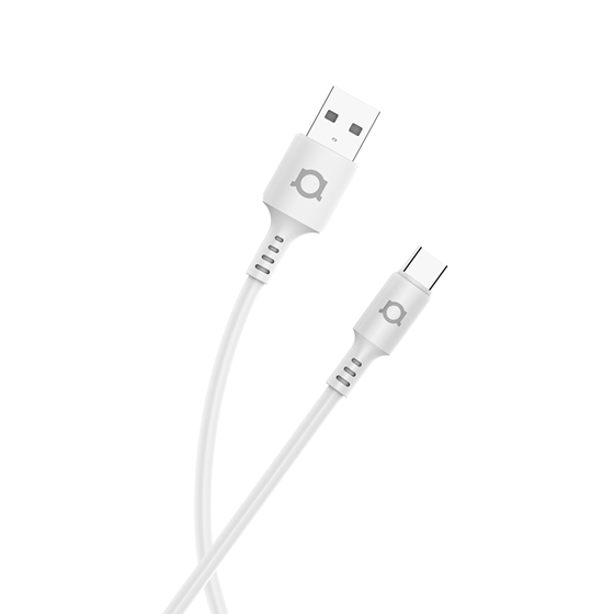 Kabel Adda Collins USB-201-WH, USB-A na Type-C,18W, Premium TPE, 2.5m, bijeli