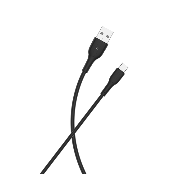 Kabel Adda Collins USB-207-BK, USB-A na Type-C, 10W, 1m, crni