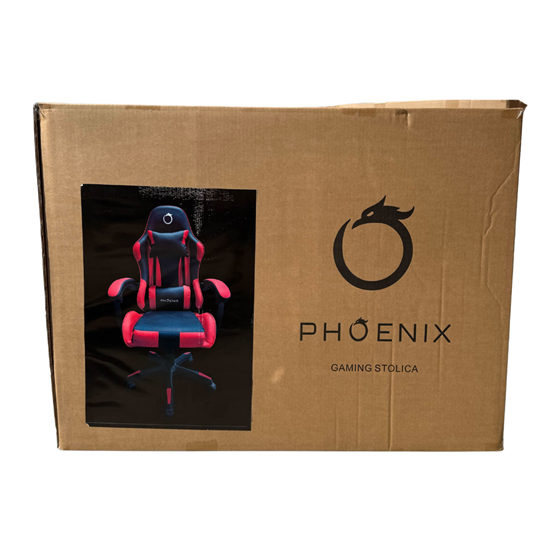 Gaming stolica PHOENIX Gorgon S, crno-crvena