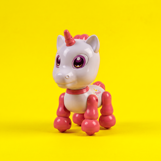 Robot interaktivni Jednorog LILBIG RB-2607, bijelo-rozi