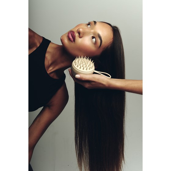 Četka za šamponiranje vlasišta dvostrana ZEEN Care Scalp Bloom, silikon
