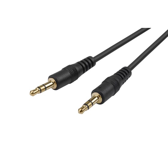 Kabel Adda Collins AVK-001-BK, 3.5mm na 3.5mm M, 1.5m,audio-video, crni