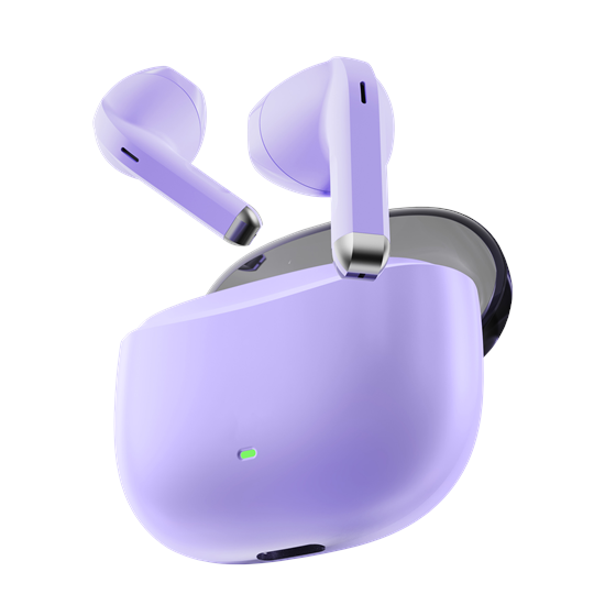 Slušalice Adda Collins TWS-011-PU, Sparkle 2.0 TWS, bluetooth 6.0, ljubičaste