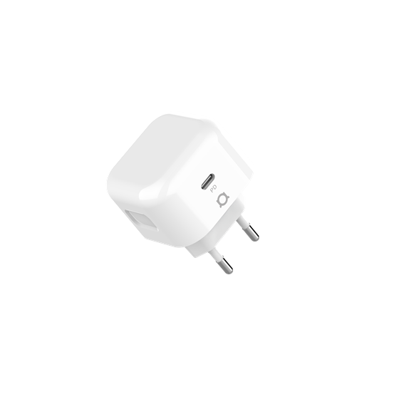 Zidni punjač Adda Collins CH-012-WH, Type C izlaz, 40W, GaN, designed for Apple, bijeli