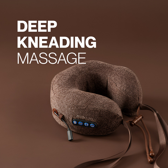 Masažni jastuk za vrat ZEEN Care REVIVO, dubinska masaža, vibracija, promjena smjera