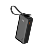 Powerbank Adda Collins PB-005-BK, 10000 mAh, LED zaslon, PD20W + QC22.5W, Type C ulaz, Type C i USB-A izlaz, 3A,crni