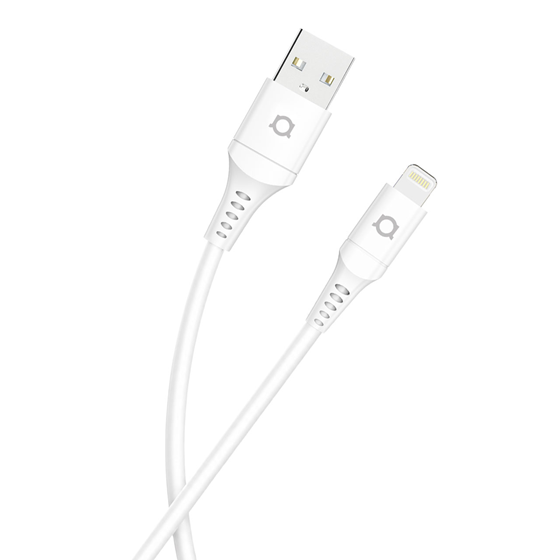 Kabel Adda Collins USB-303-WH, USB-A na 8pin, 10W, 2.1A,1m, bijeli